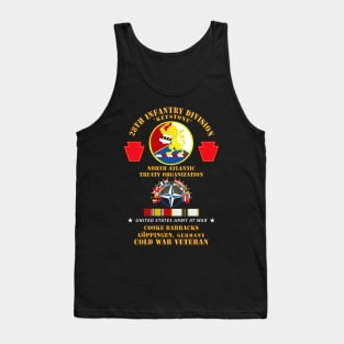 28th Inf Div, NATO - Goppingen, Germany w COLD SVC X 300 Tank Top